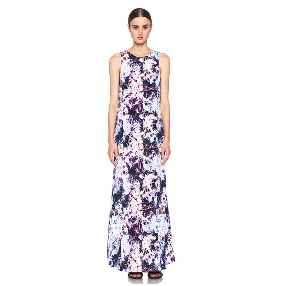 Theyskens’ Theory Dorchid silk maxi dress - Picture 1 of 13